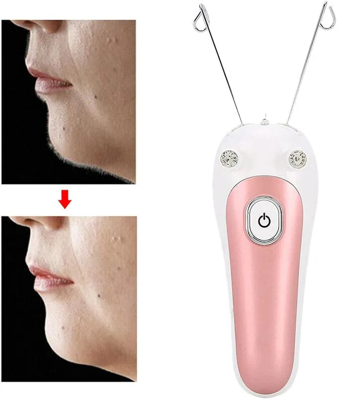 Electric Facial Hair Removal Threading Device – Smooth & Painless