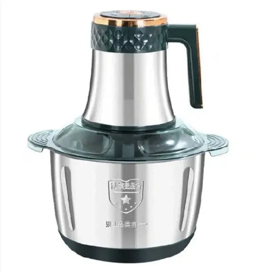 Stainless Steel Food Chopper – Electric Mini Processor for UK Kitchens