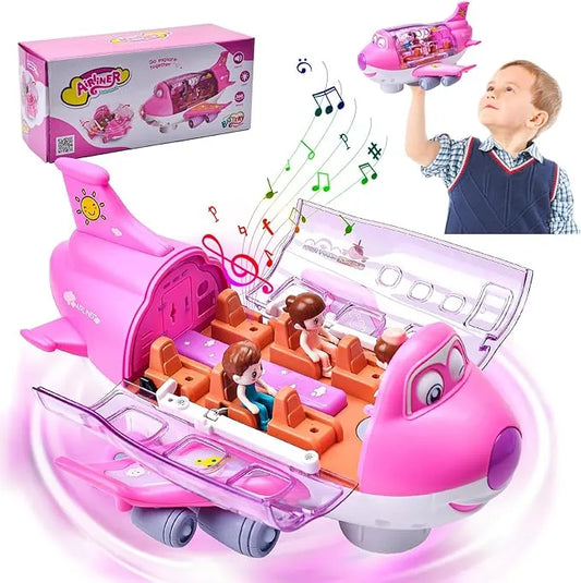 Rotating Electric Airplane Toy – Lights, Music & 360° Fun in UK