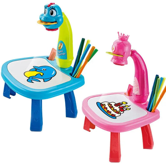 LED Projector Art Painting Table for Kids – Creative Drawing Table UK
