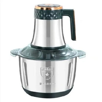 Stainless Steel Food Chopper – Electric Mini Processor for UK Kitchens