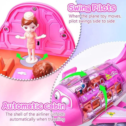 Rotating Electric Airplane Toy – Lights, Music & 360° Fun in UK